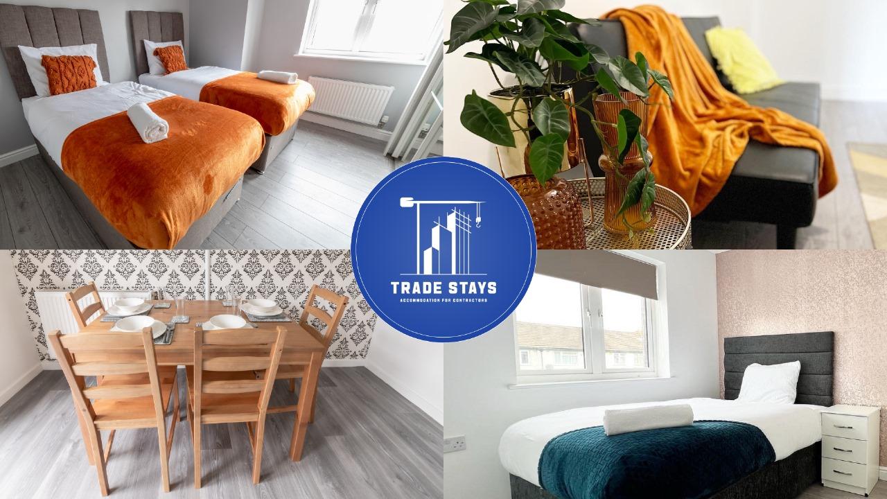 LuxEdge - Bright and spacious contractor house!Free WiFi!